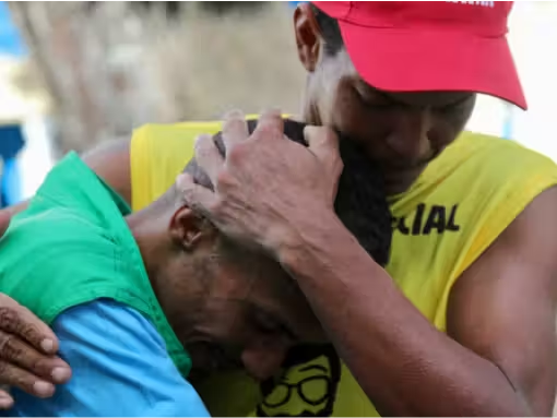 Reencontro emocionante de irmãos