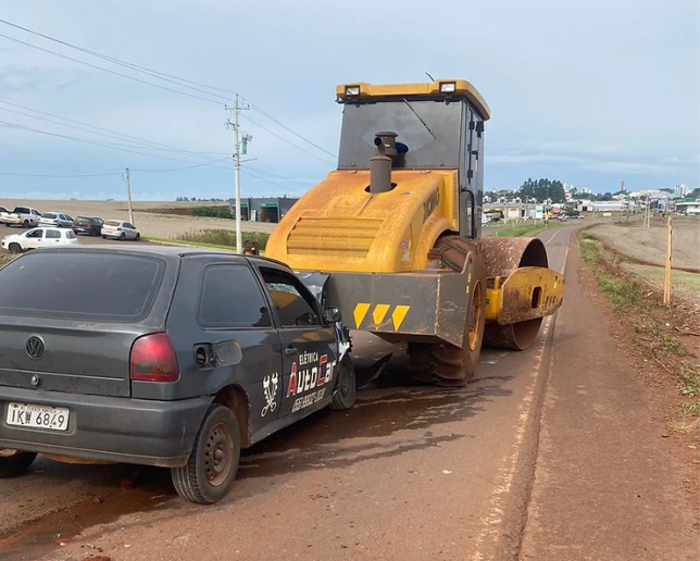 acidente em Tenente Portela