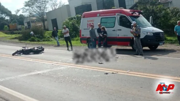 Motociclista morre em colisão na ERS-129 em Encantado